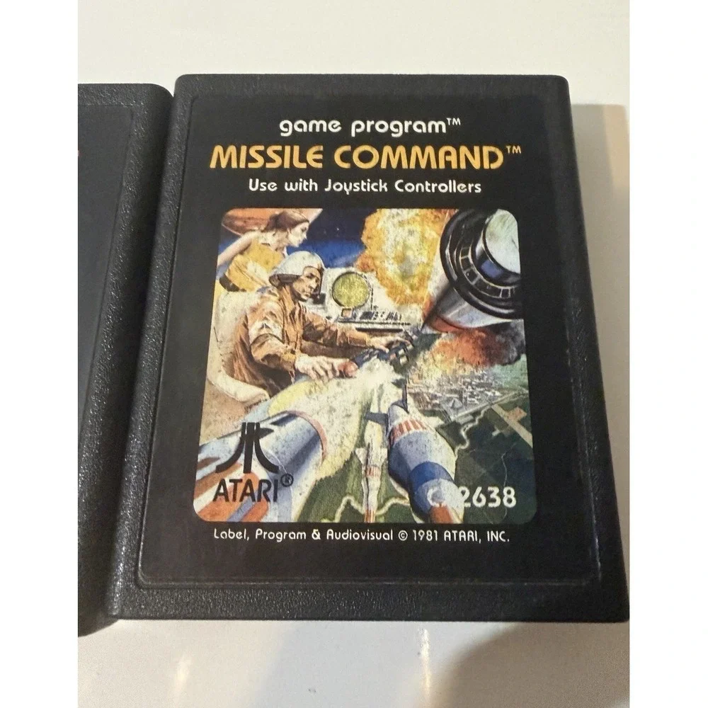 Star Raiders (Atari 2600, 1982)‎ + Missile Command CX2638 2x Game Cartridge Only